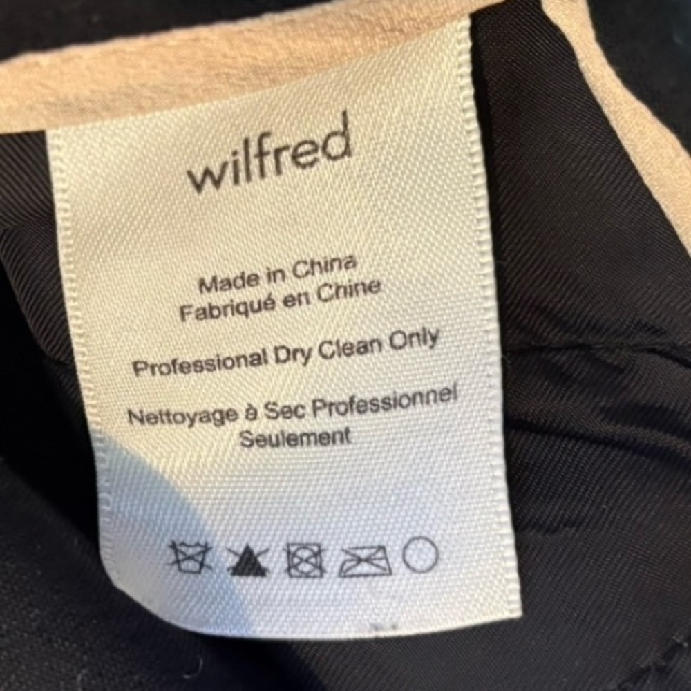 Aritzia Wilfred Tie Waist Cropped Trousers Pants - Picture 5 of 7